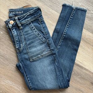 American Eagle crop jegging